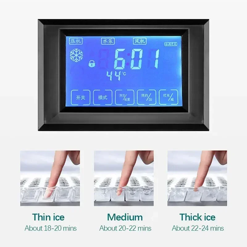 

New Popular Hotel Stainless Steel Automatic High Quality Commercial Ice Cube Making Machine Factory Price For Sale ZBJ-90L