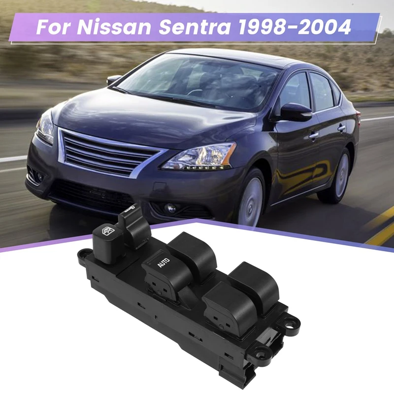 25401-9E000 Automobile Power Window Lock Switch Window Control Switch Driver Front Left Fit For-Nissan Sentra 1998-2004