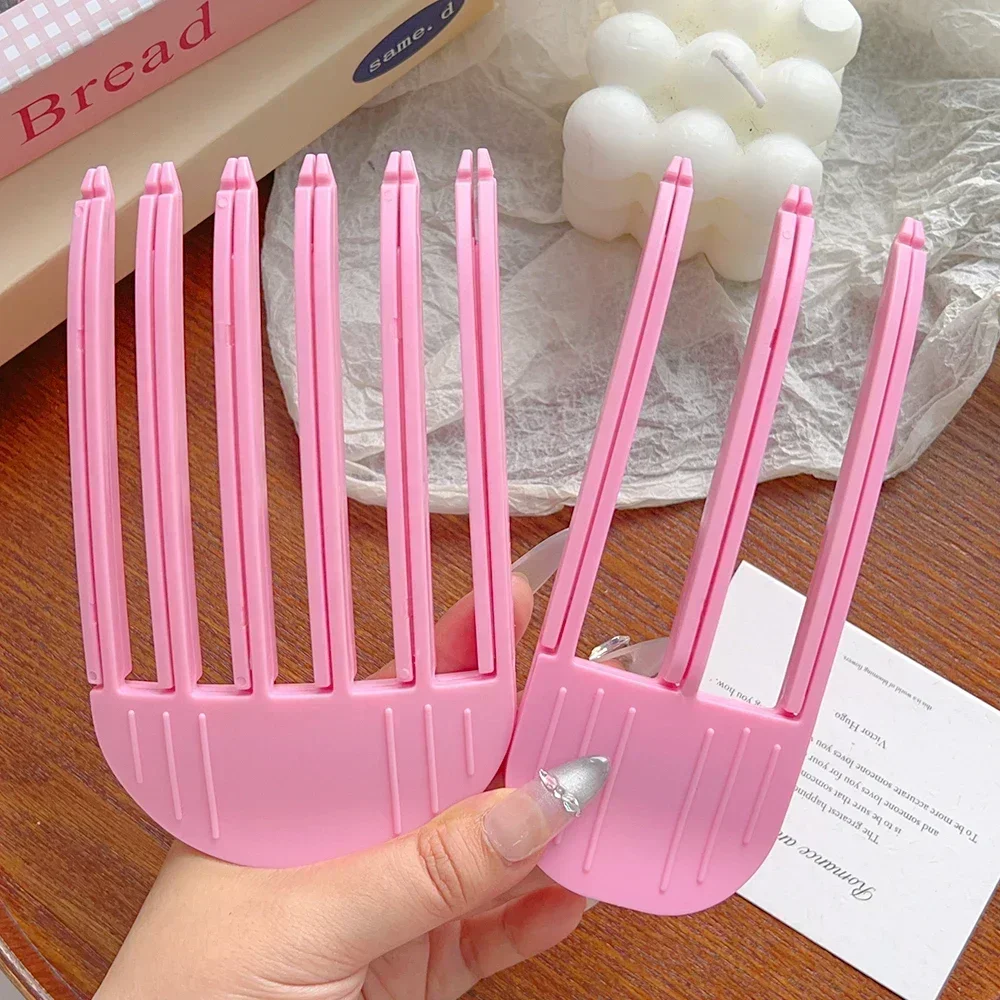 3/6Teeth Fluffy Hair Roots Clips Comb Lazy Hair Top Styling Curling Barrel Portable Korean Hairs Clip Volume Wind Sculpting Comb image 5