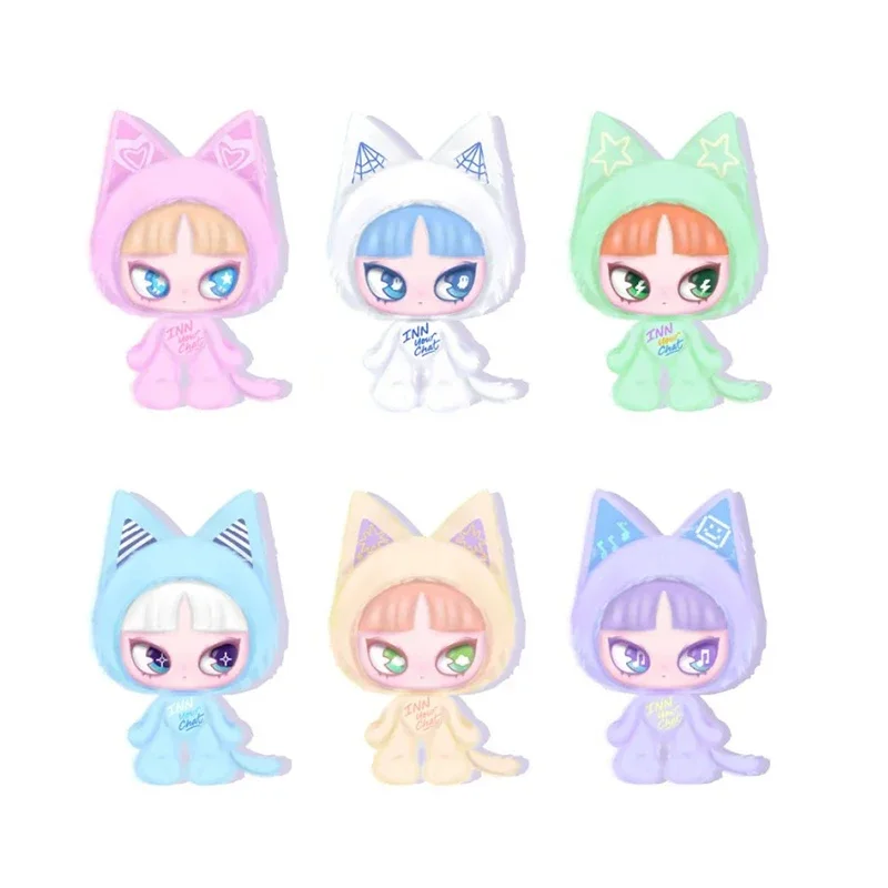 

Cat INN Your Chat Series слепая коробка INN Виниловая плюшевая загадочная коробка Kawaii Cat Сумка-сюрприз Аниме Кукла Брелок Сумка Подвеска Игрушка Подарки