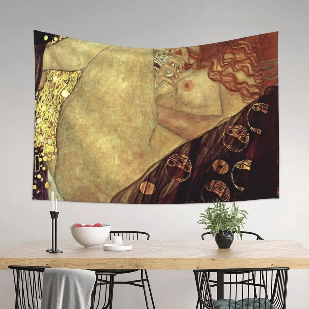

DANAE by Gustav Klimt Tapestry Home Decorating Bathroom Decor Room Decoration Korean Style Cute Room Things Tapestry
