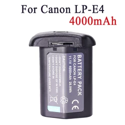 Akumulator litowo-jonowy 4000 mAh LP E4 LP-E4 LPE4 do Canon EOS 1D Mark III, EOS-1D Mark IV, EOS 1Ds Mark III, EOS 1D C, EOS 1D X