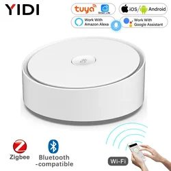 Tuya Smart Life Smart Multi-mode Gateway ZigBee WiFi Bluetooth-Compatible Hub Wireless Control with App Alexa Google Home Voice