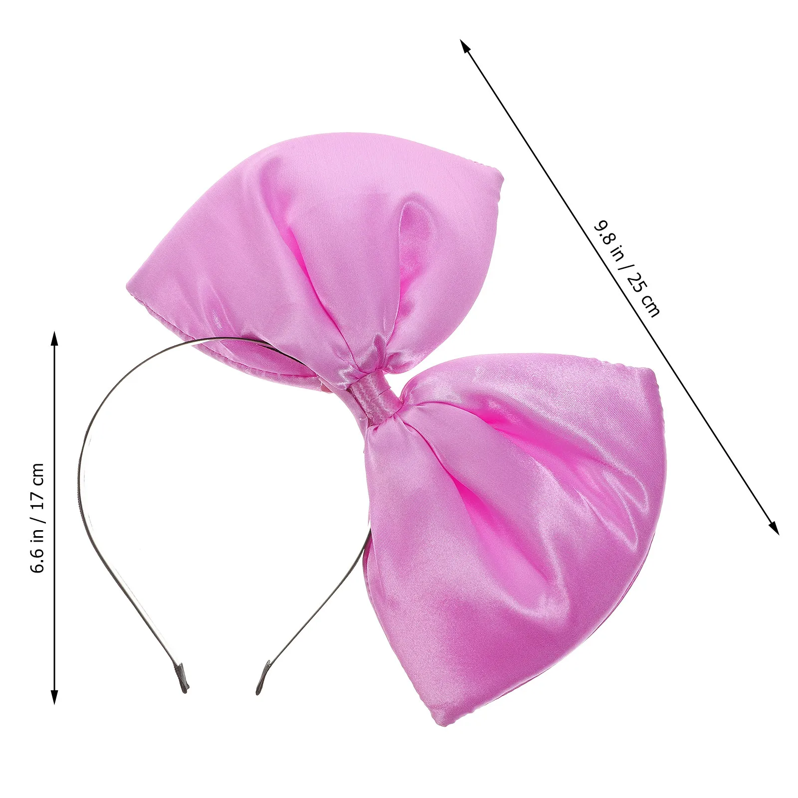 Christmas Hair Hoop Bowknot Style Festive Party Headwear for Women Adults Lightweight Secure Comfortable Purple