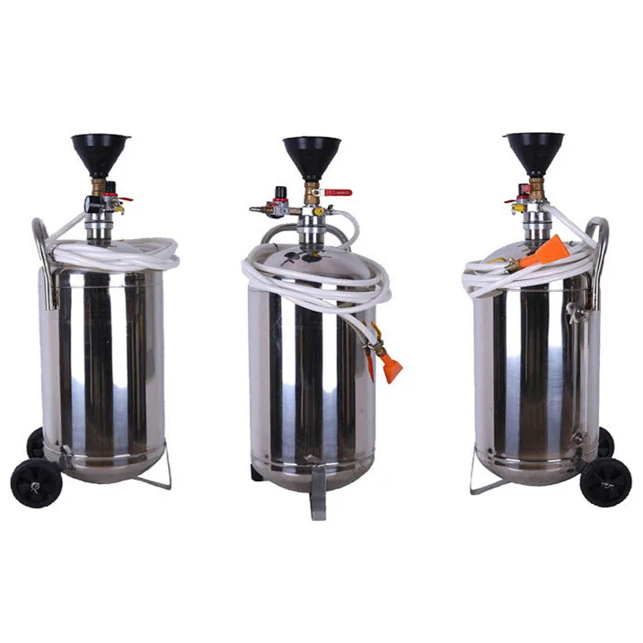 High Pressure Auto Beauty Equipment Bucket Stainless Steel Pneumatic Foam Washing Machine 80L Car Washer Spray Foam Machine