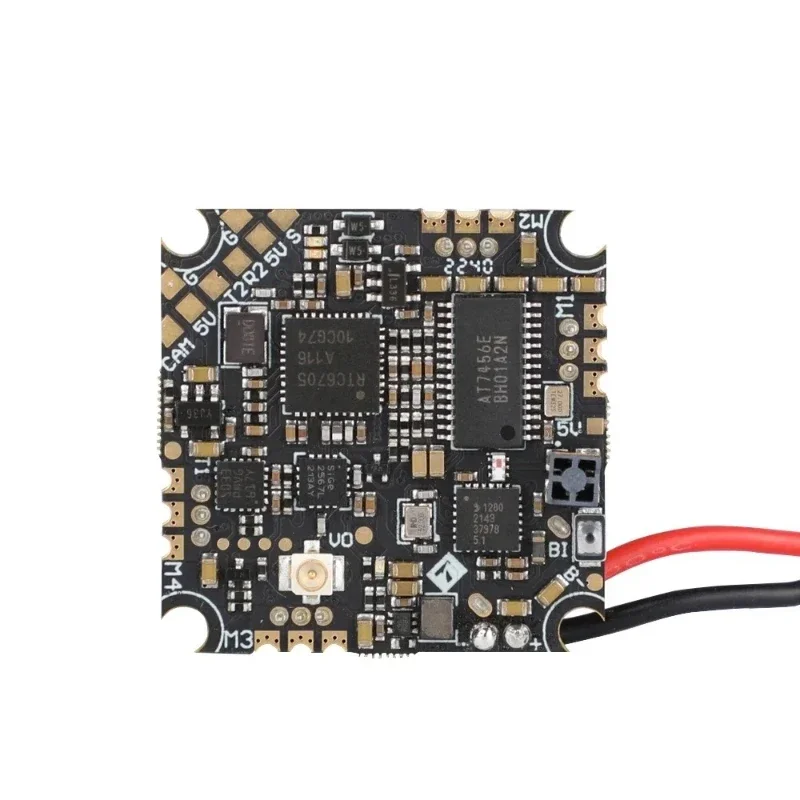 F411 AIO 1S 6A ELRS VTX BLUEJAY Flight Controller, Integrated 6A 1S 4-in-1 ESC for M0802 M0803 Micro Drone