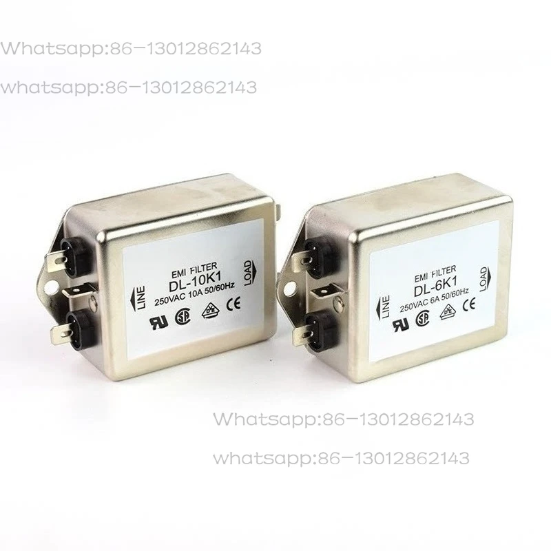 High performance power supply filter 220v anti-interference power supply bipolar filter DL-10K1 30K3