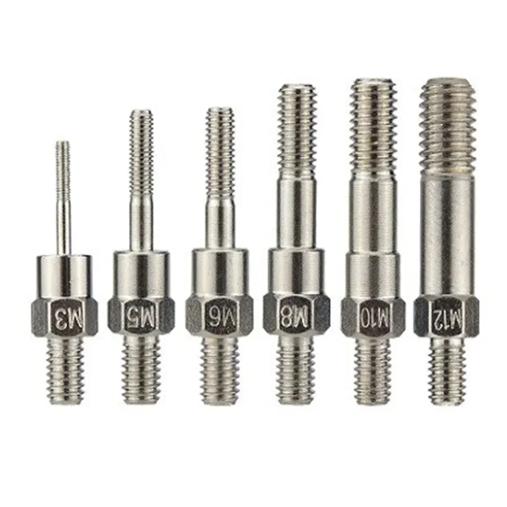 Mão Rivet Gun Head Nuts, instalação simples, Manual Riveter Tool, Acessório para Nuts, M3, M5, M6, M8, M10, M1 2, 1Pc