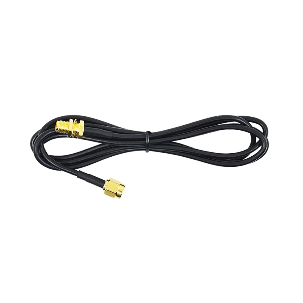 Mayto rg174 RP-SMA cabo de extensão macho ao fio fêmea do alimentador para a antena coaxial do roteador da placa de rede de wifi wlan 5-10m