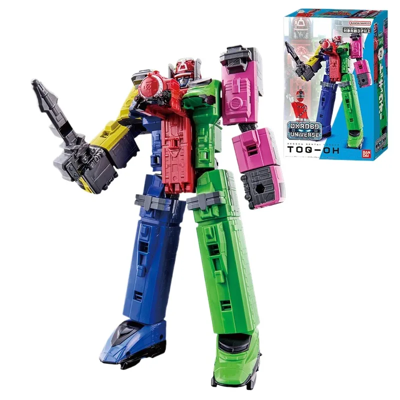 Bandai original super sentai dx equipamentos série robô universo TOQ-OH anime figura de ação montagem modelo brinquedos presentes para criança