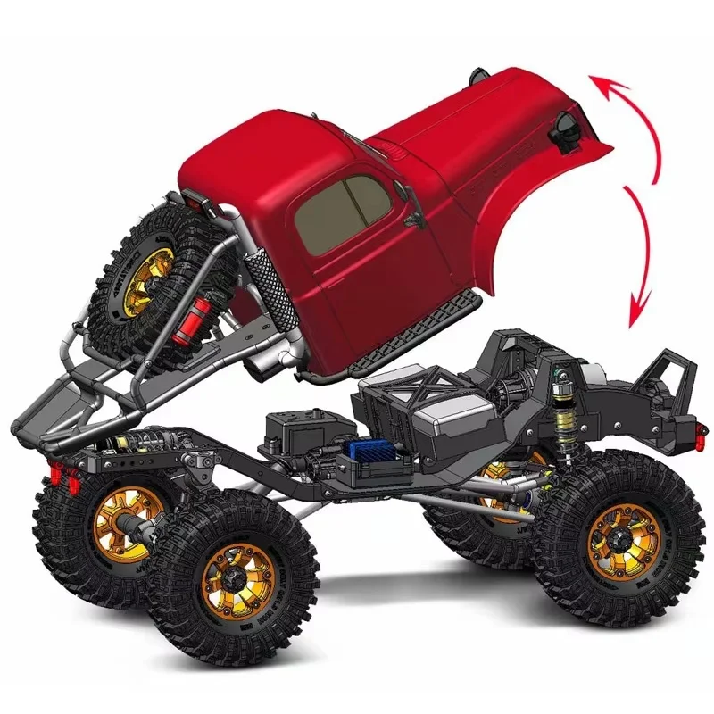 2024 New Product Ex8618 Electric Remote Control Car Four-Wheel Drive High-Speed Toy Off-Road Model Parent-Child Interactive Gift