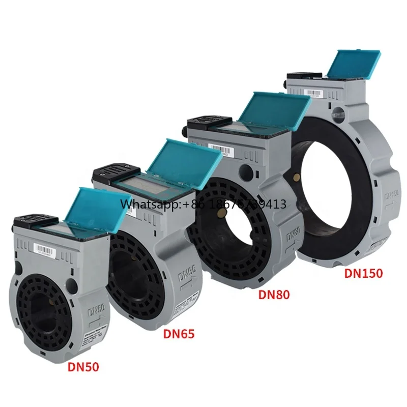 Battery Powered Ultrasonic Water Meter DN50 DN65 DN80 DN100 DN125 DN150mm RS485 Digital Water Flowmeter IP68 Sandwich-type