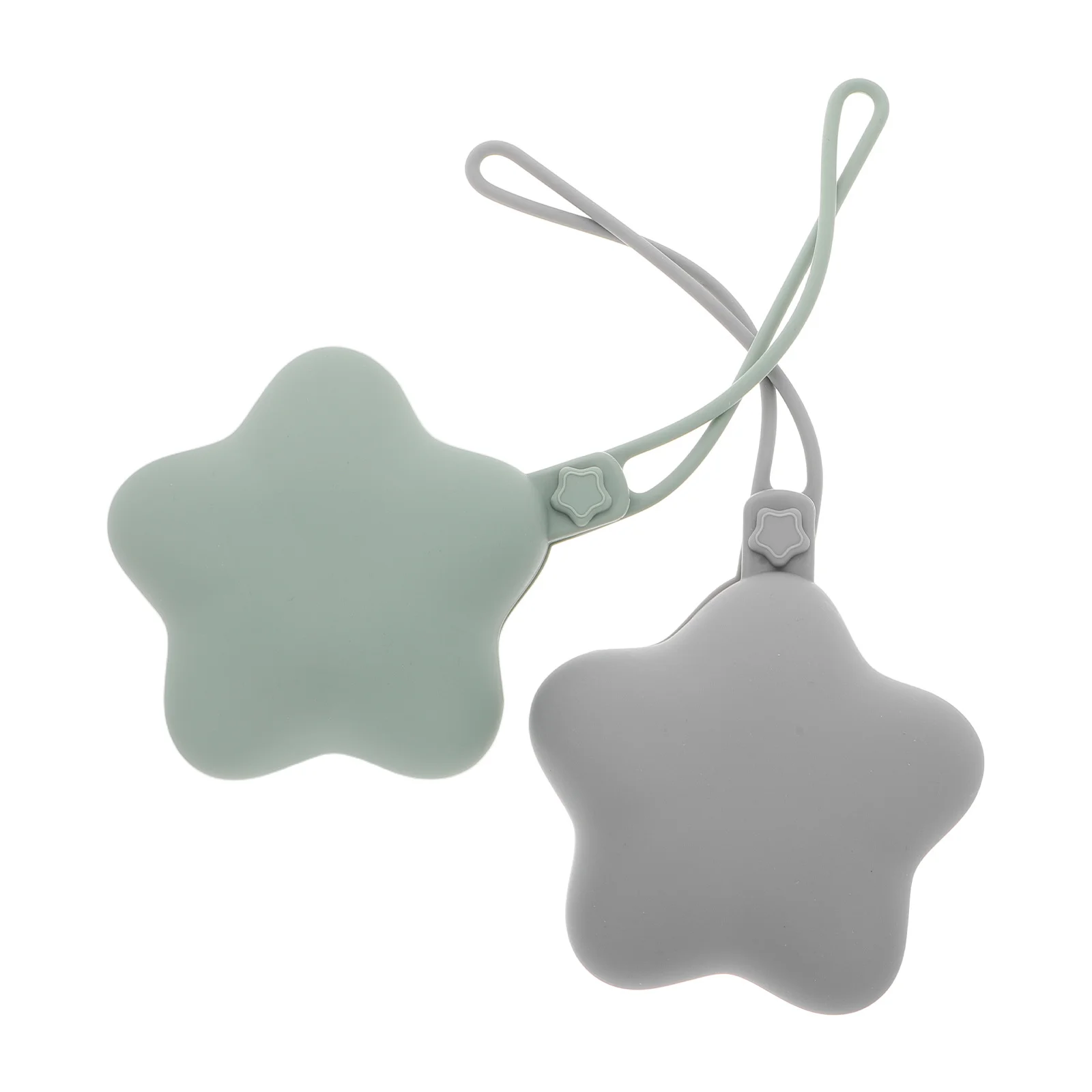 Boîte porte-sucette Portable en Silicone, 2 pièces, anti-poussière, conteneur de rangement de sucette pour bébé, étui de voyage pour bébé, organisateur pour nouveau-nés garçons