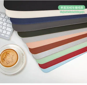mousepad putih Alas Mouse Portabel Alas Meja Suede PU Antiselip Tahan Air Gaming Besar Alas Meja Keyboard Komputer Alas Meja 12 alas mouse mobil penjualan terbaik - №