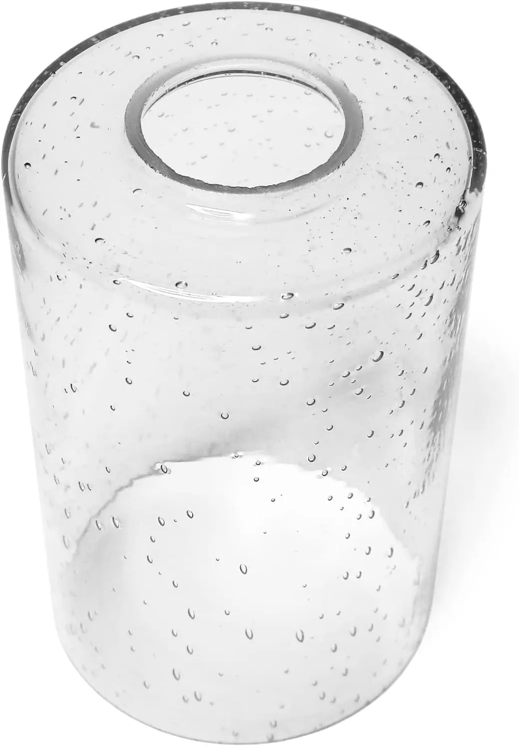 Durchmesser 3,9 Zoll, Höhe 5,9 Zoll, klarer Bubble-Samen-Glasschirm, Zylinderglas-Lampenschirm, Leuchte, Ersatzglas, 1 Stück Naxilai