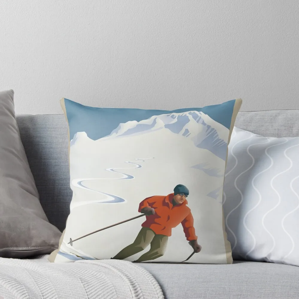 

Винтажные наволочки для диванов с креплением на лыжи, постер для путешествий, роскошные диваны, подушки для кровати