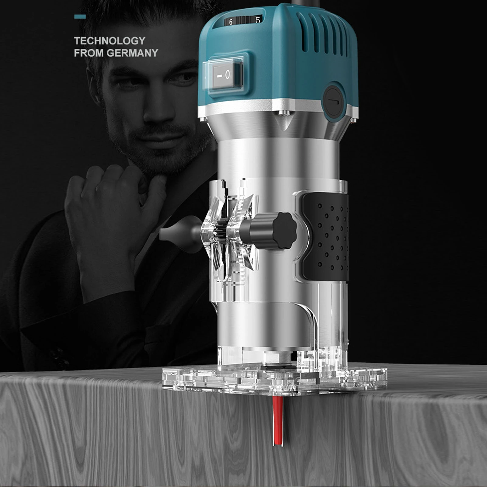 

Electric Hand Wood Trimmer Compact Corded Hand Wood Trimmer Router Tool for Woodworking Compact Wood Trimmer Router Tool