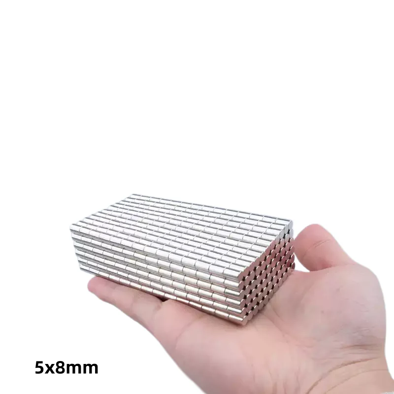 5x8mm  Strong Cylinder Magnet 5mm*8mm Round Magnet 5x8 mm Mini Small Magnet 5*8 mm For Home Refrigerators, Offices DIY
