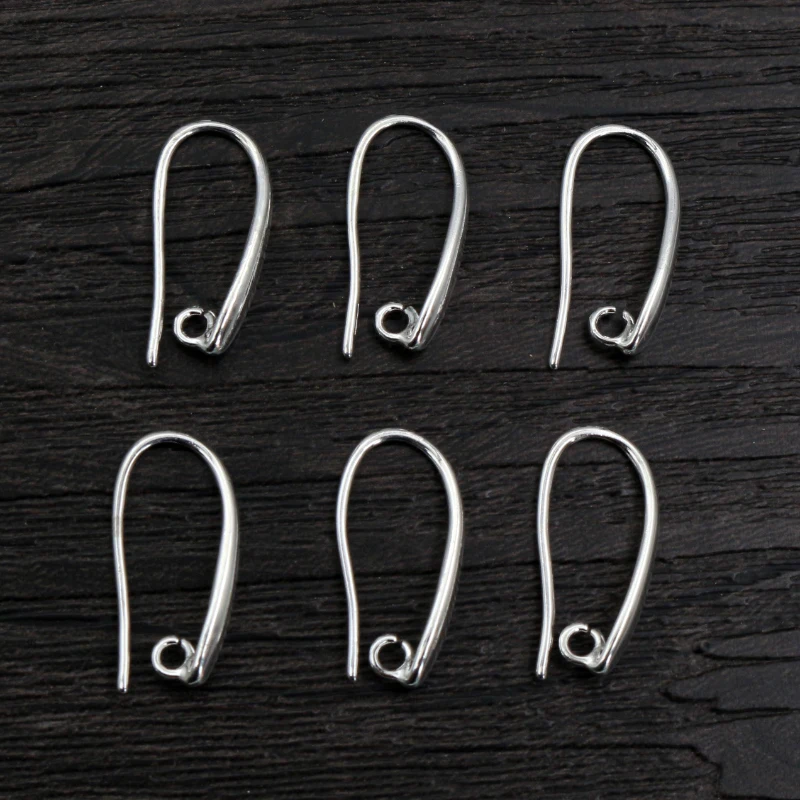20x11mm 10pcs High Quality 7 Colors Plated Brass French Earring Hooks Wire Earrings Clasps Settings Base Settings Whole Sale