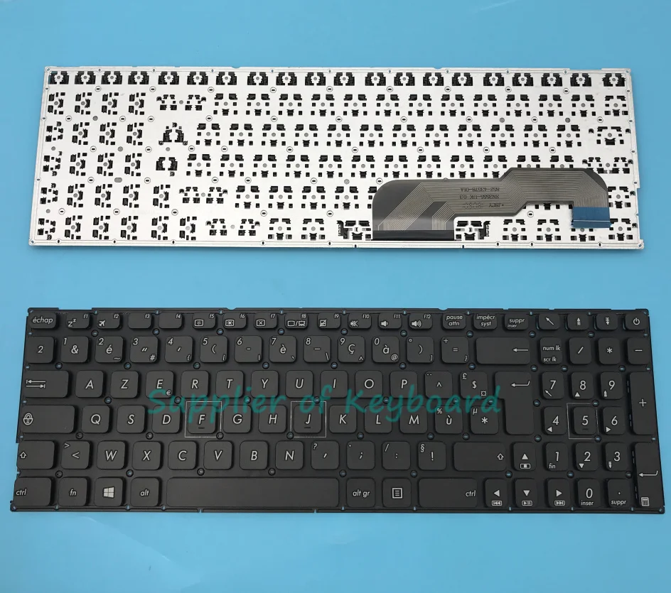 NEW Brazilian Portuguese/Spanish/French/UK Keyboard For Asus A541 A541S A541SA A541SC A541U A541UA A541UV Black/White