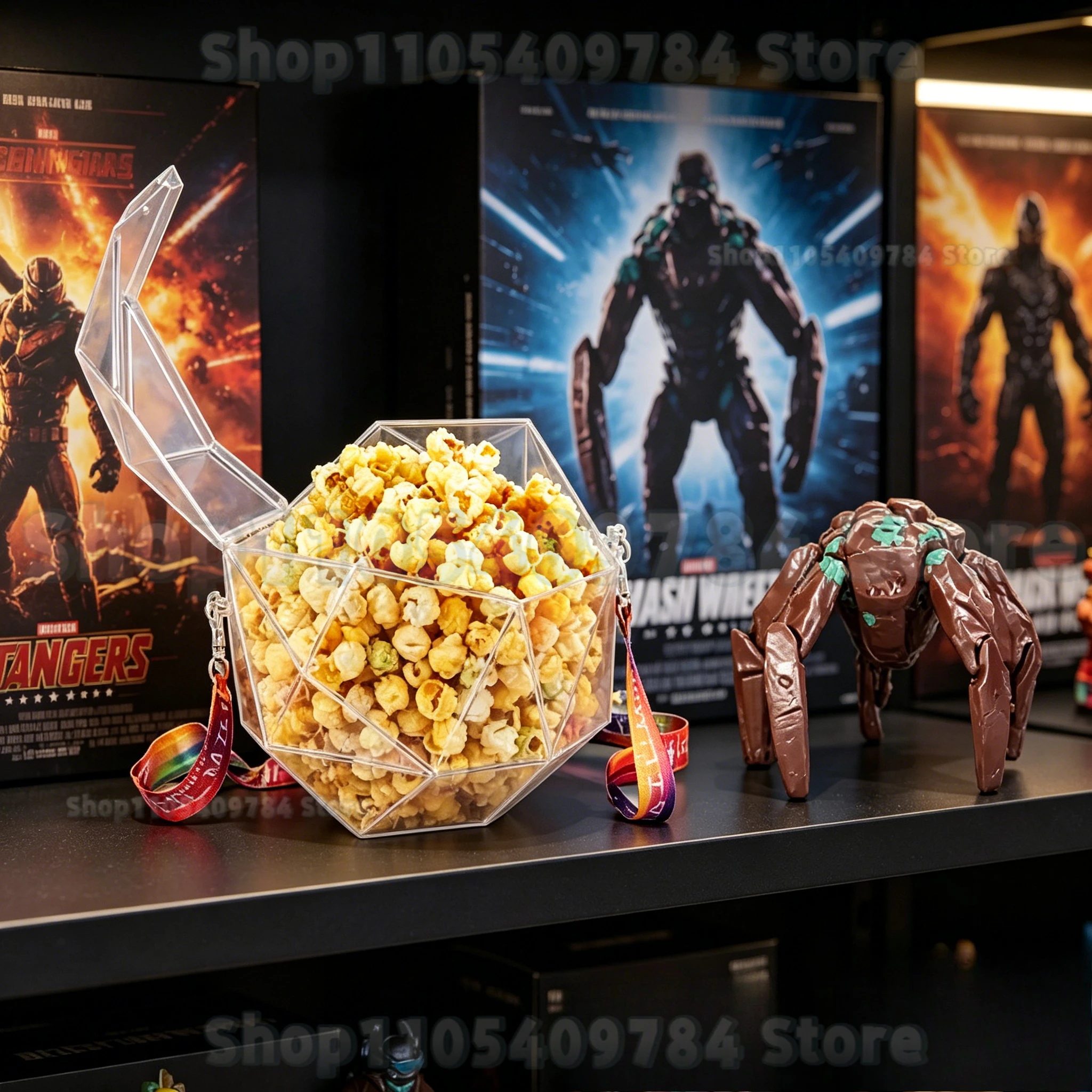 

Project Hail Mary Rocky Habitat Plastic Popcorn Bucket for Sci-Fi Movie Fan Collectible Desktop Storage Decor