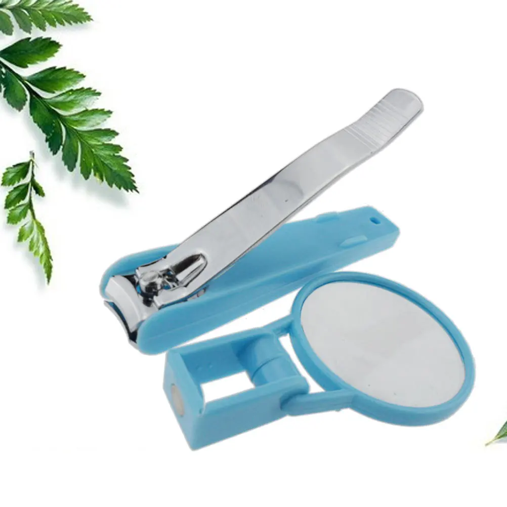 

Ergonomic Baby Nail Clippers with Magnifier Steady for Newborns Non-Blunt Rust-Free Tool Baby Nail Clippers