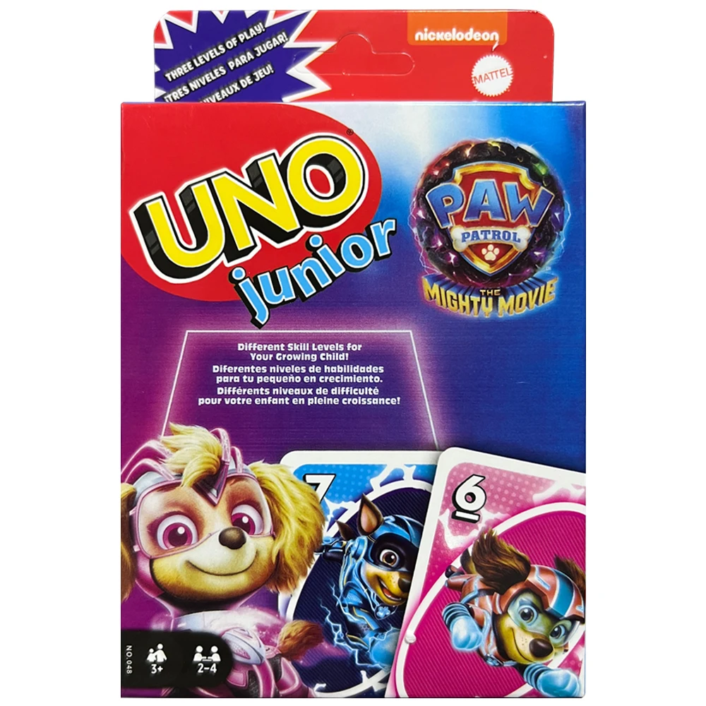 Mattel UNO Games Family Funny Entertainment Board Game Fun Playing Cards Kids Toys Gift Box uno Card Game