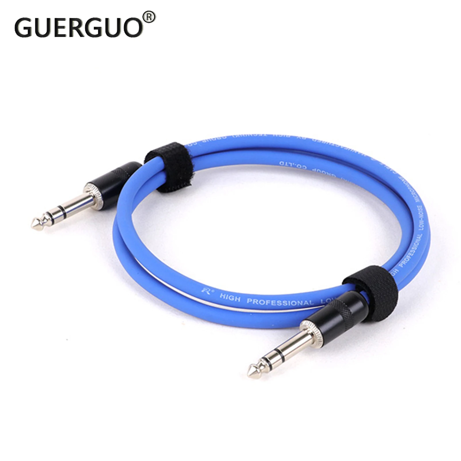 

1/4" TRS Straight Instrument Cable 6.35mm to 6.35mm Stereo Audio Professional Colorful Cable for Guitar Bass Amplifier Keyboard