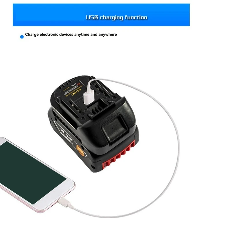 BS18MT Battery Adapter Converter For  18V BAT619G/620 Batteries Convert To For  18V BL 1860 Lithium Battery