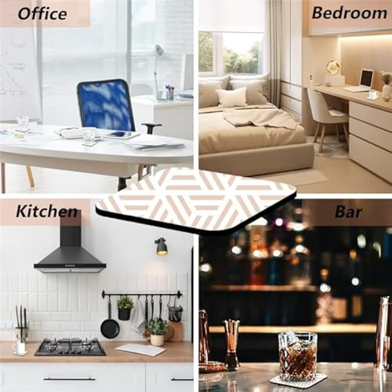 AC56-50 шт., пустые подставки для чашек для сублимации, пустой коврик для чашек 4X4 дюйма для сублимационной передачи, термопресс, печать, поделки своими руками