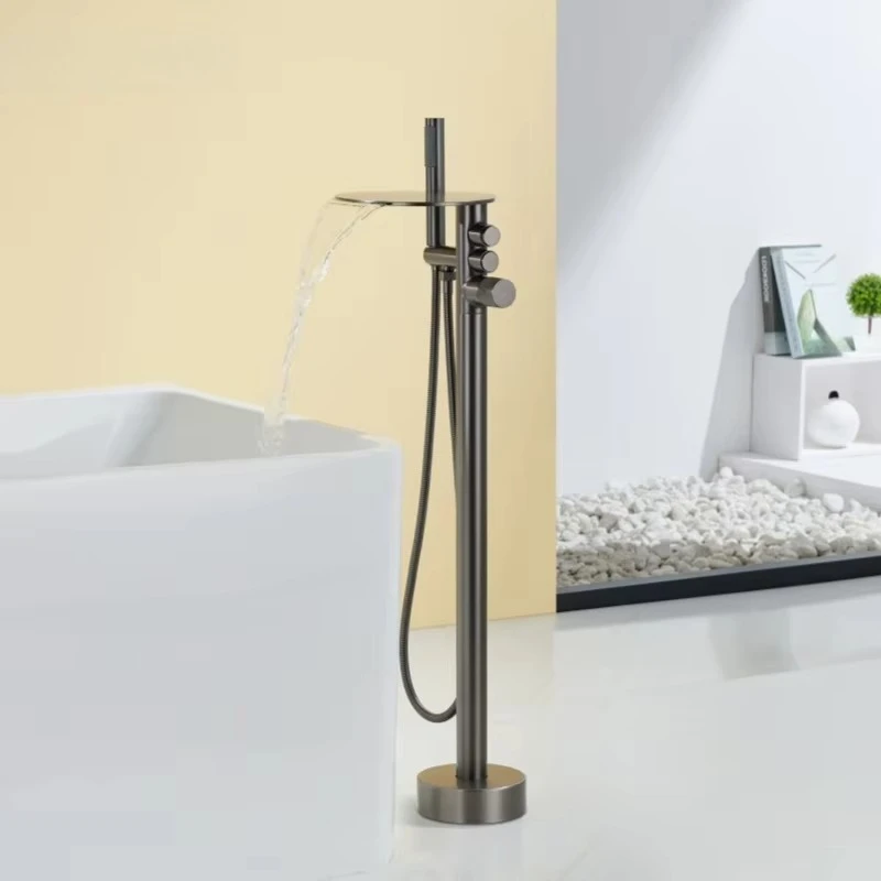 Luxury Antique Bath Brass Mixer Tap Hot Cold Rust Prevention Bathtub Faucet Soft Easy Install Basin Taps For Bathroom