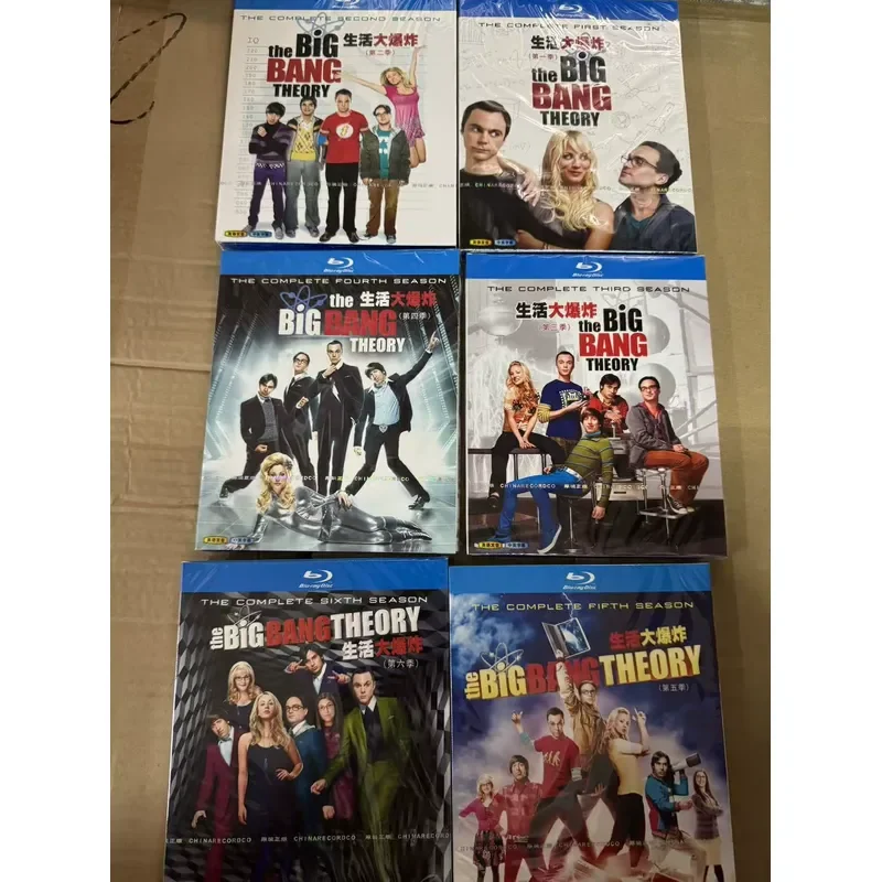 The Big Bang Theory Season 1-12 Complete Collection Full BD Blu-ray Disc High Definition Boxed Set