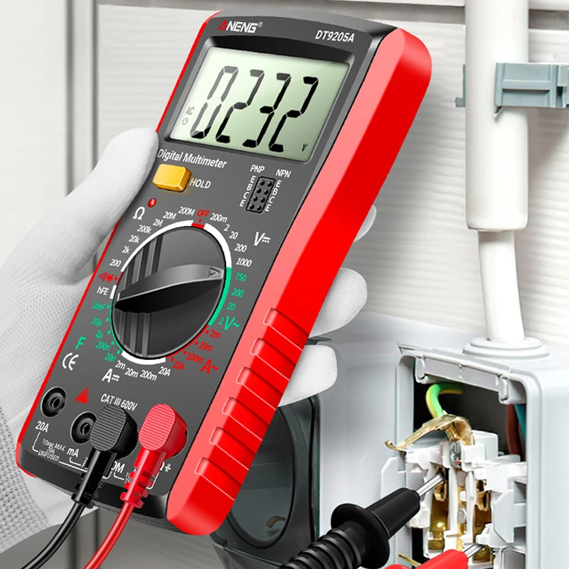 ANENG DT9205A Digital Multimeter True RMS Professional Multimeter AC/DC Current Tester Ohm Capacitor Voltage Meter Detector Tool