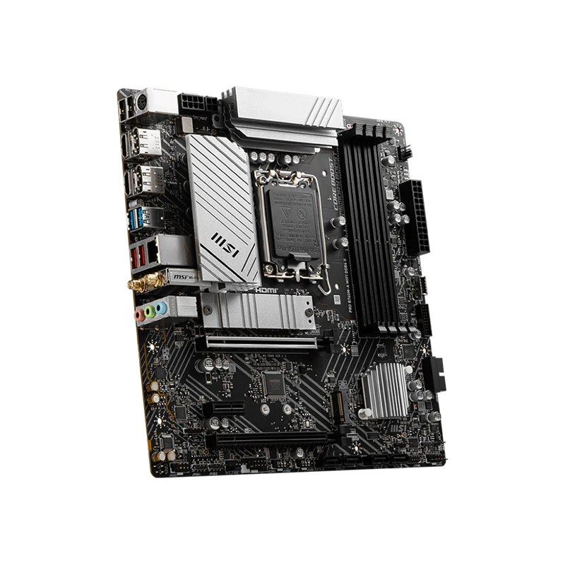 اللوحة الأم MSI PRO B760M-A DDR4-II Intel B760 لـ DDR4 128GB PCI-E 4.0 SATA3.0 M.2 Micro-ATX للألعاب ومحطة العمل #5