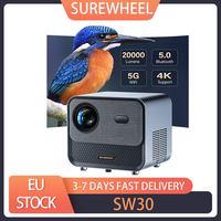 SUREWHEEL SW30 Projector Auto Focus Native 1080P 4K Support 220inch Display 5G WiFi & Bluetooth 5.0 12000 Lumens Smart TV System