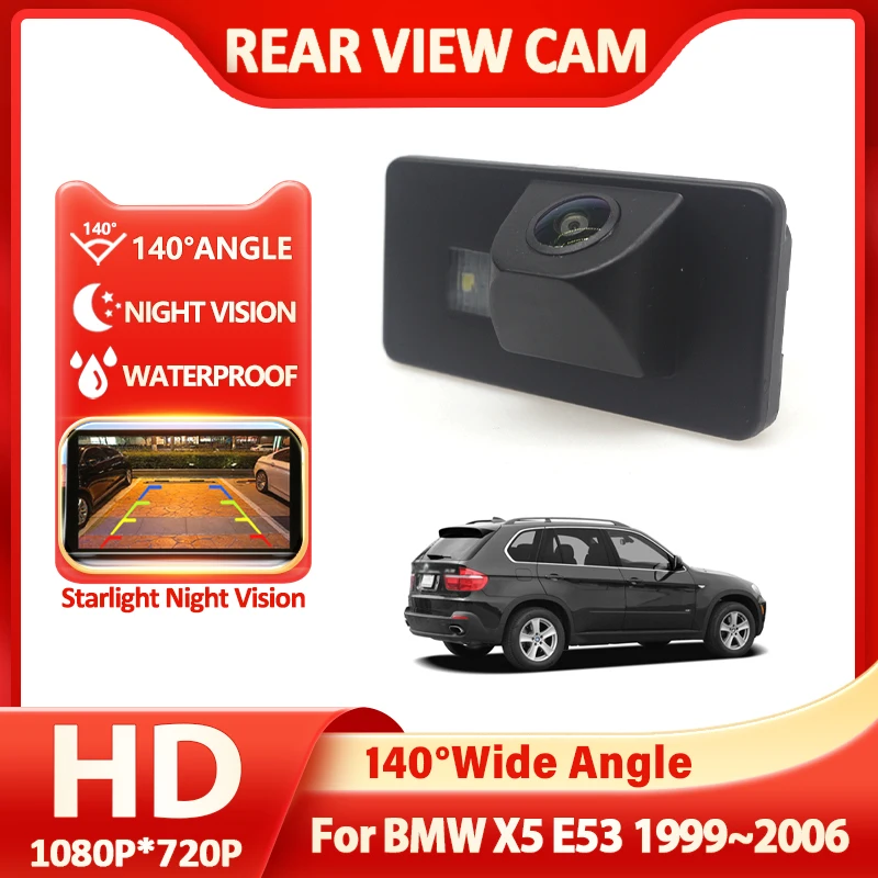 Car Rear View Backup Reverse Camera CCD NTSC Waterproof For BMW X5 E53 1999 2000 2001 2002 2003 2004 2005 2006 Accessories