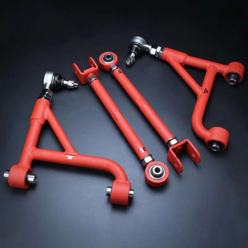 98-05 Hot Sell Red Adjustable Rear Lower Camber Kit Control Arm Tension Rod for LEXUS IS200/GS300/SC430