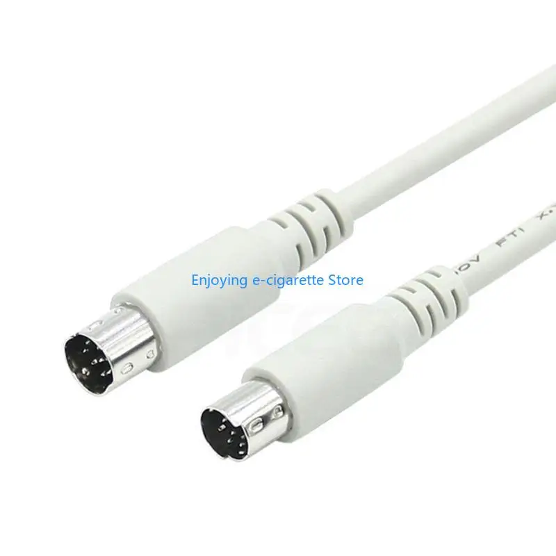 Langes 8-Pin-Stecker-DIN-Verlängerungskabel für zuverlässige Audioleistungen. Audiokabel Y4QF – Detail 8