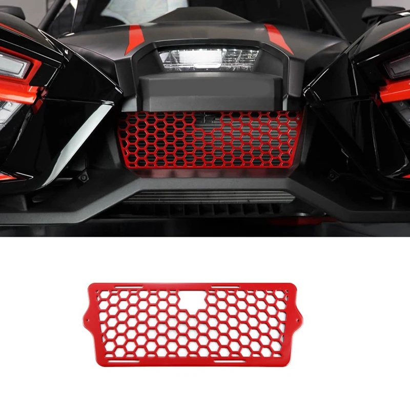 Front Bumper Center Grille Cover Honeycomb Trim For Polaris Slingshot SL LE R S SLR 2015-2024 Accessories