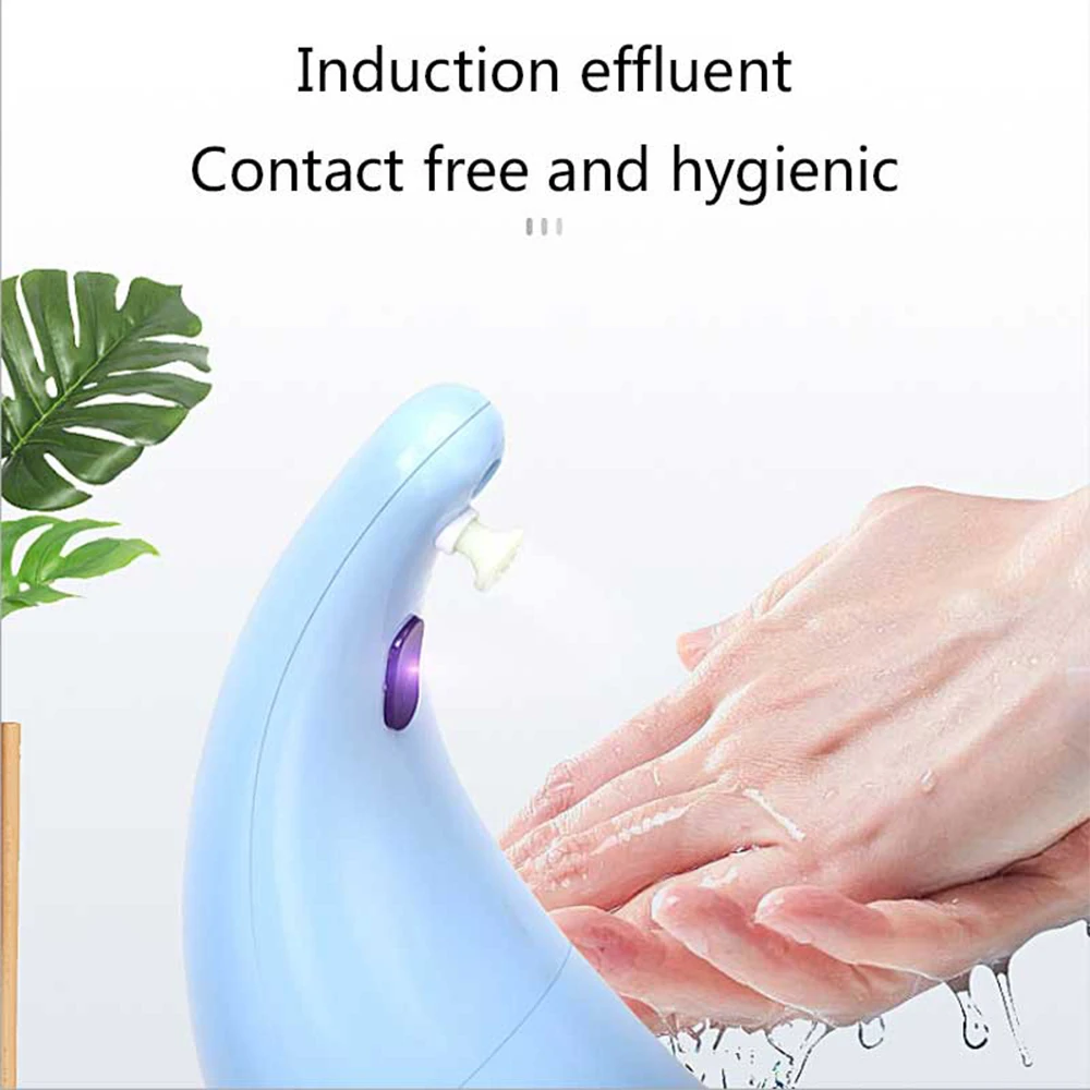 75% Alcohol Hand Sanitizer Bathroom Supplies Antibacterial Compact Soap Dispenser Large Capacity Smart Blue No Noise Accessories