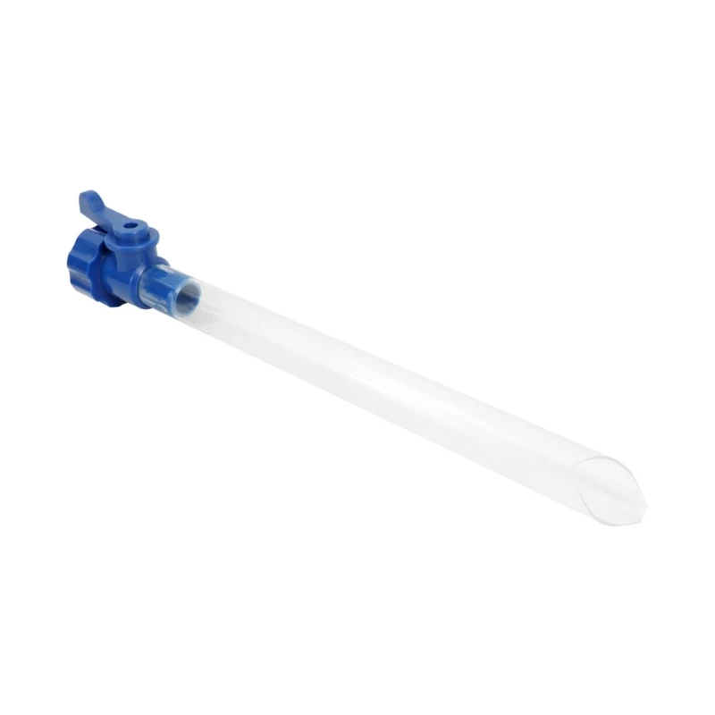 T3LF Multifunctional Motorhome Water Top Up Hose with Shutoff Control and Clear Tube