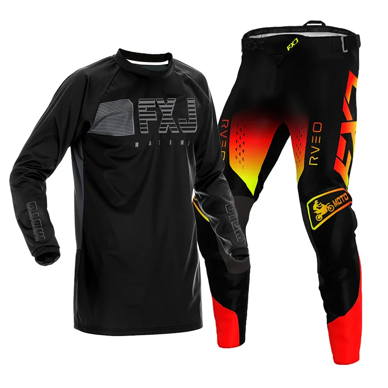 motocross gear set racing suit Off-road MX Enduro MOTO Mens Kits Women's Motorcycle Combo white Pink black red green  MTB BMX