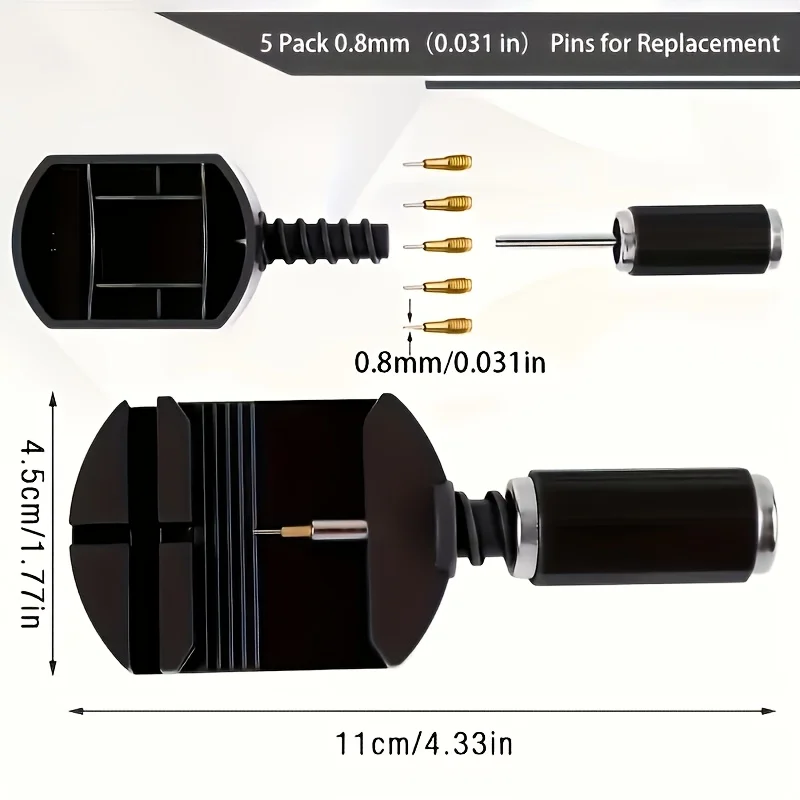 31Pcs Watch Repair Tool Set Professional Watch Link Remover Kit For Watchmaker Gift