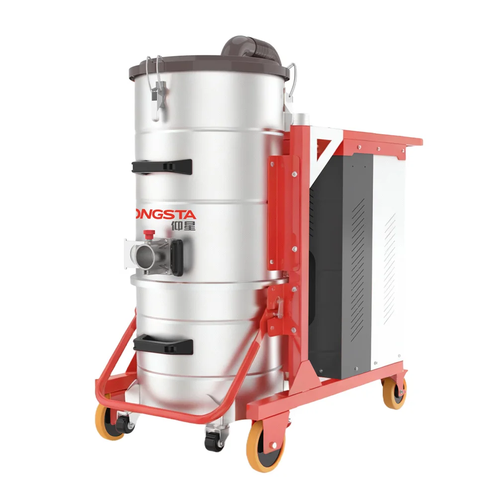 Industrial High Pressure Cleaner Big Dust Bucket Heavy-Duty Filter Workshop Metalworking Dust Collection