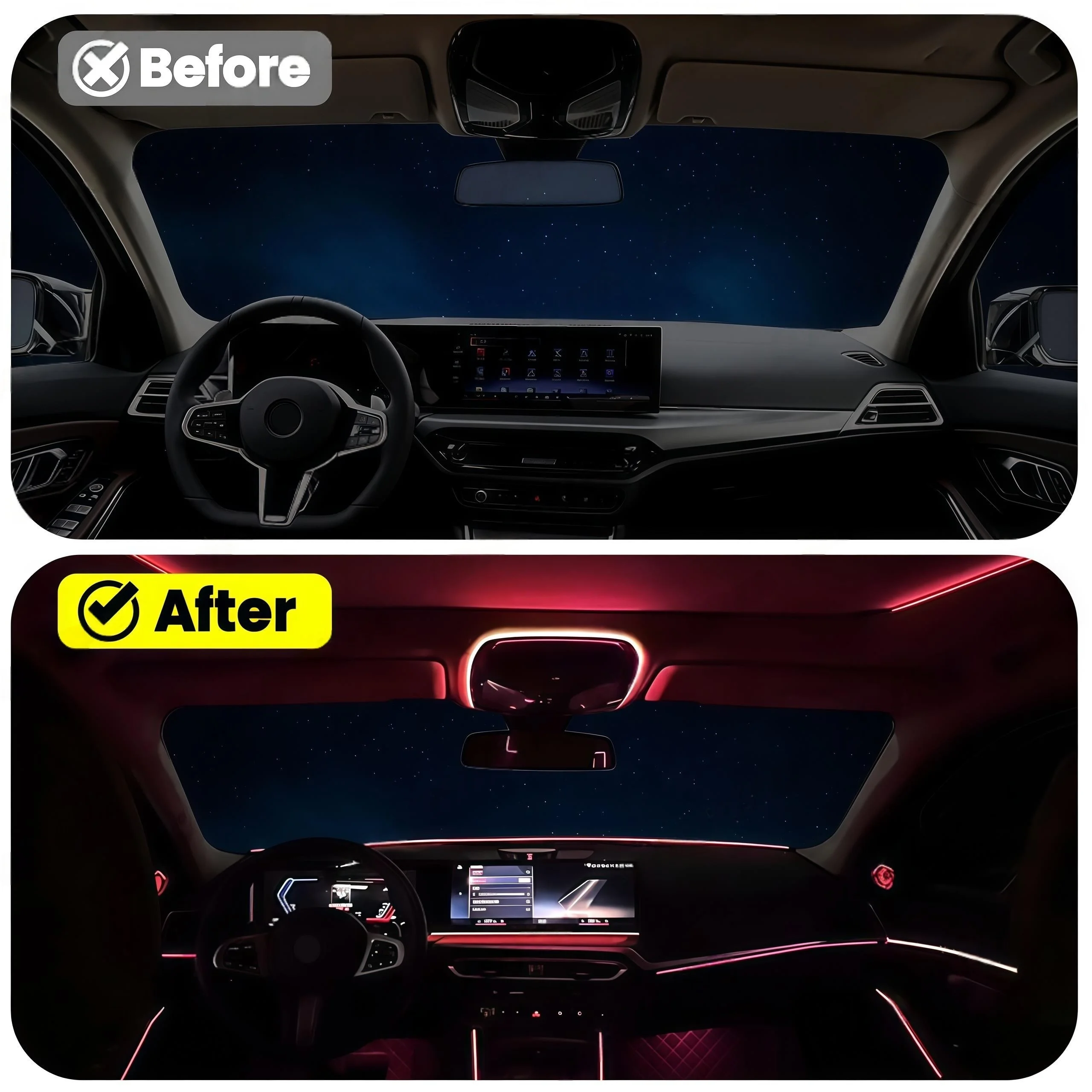11 Colors Reading light Interior Lighting Ambient Light for BMW 2 3 4 5 6GT 7 8 Series G20 G30 G05 G06 G07 G01 G60 G70