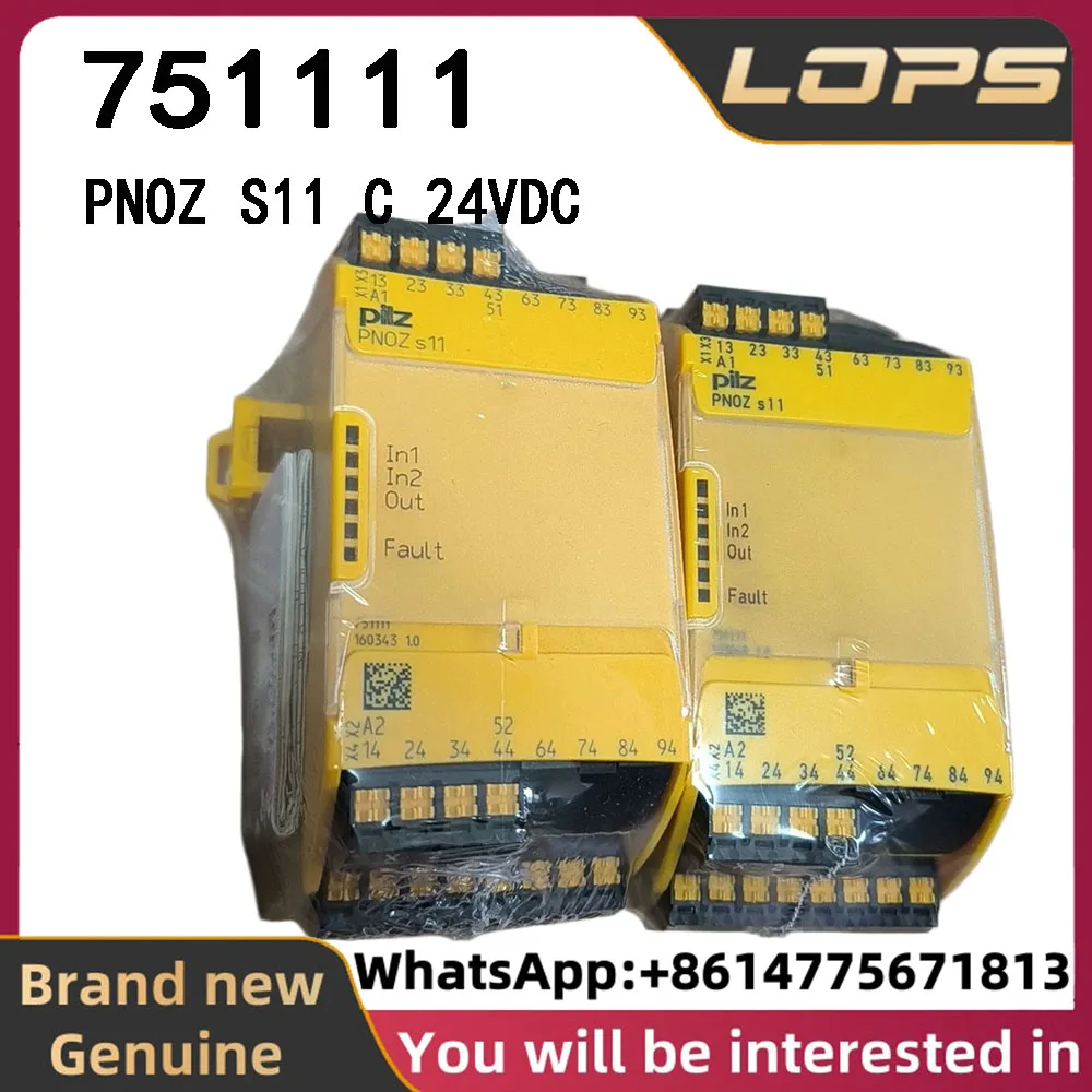 PNOZ S11 C 24VDC  Pilz 751111 safety relay, brand new original genuine, large quantity in stock, welcome to inquire