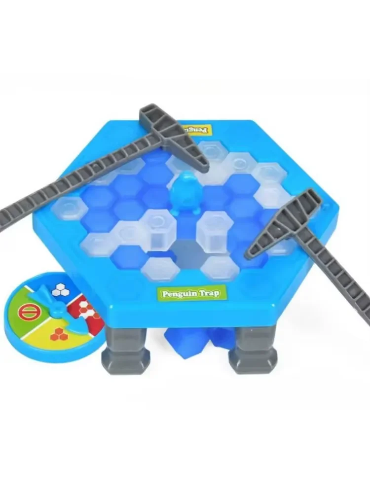 Mini Interactive Indoor Board Game Trap Ice Break Save Penguin Family Entertainment Toy Kids Parent-Child Gift Fun Table Game