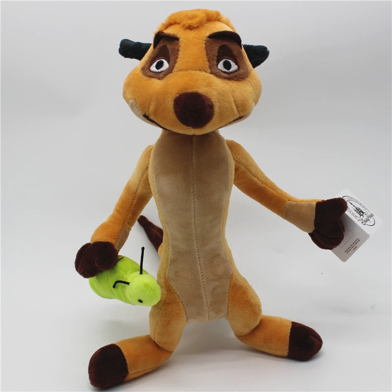 Disney Cartoon The Lion King Pumbaa Good Friend Timon Stuffed Plush Toys 30cm Cute Timon animal Plush Toys Dolls Decoration