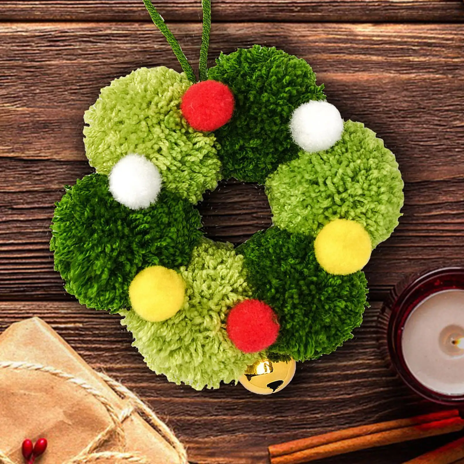 Árbol de Navidad para niños, Kit de Material de hilo hecho a mano, árbol de juguetes de Navidad para niño y niña, fiesta de estudiantes jóvenes, sala de juegos escolar de cumpleaños