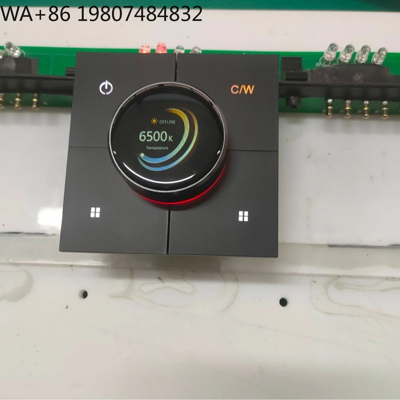 Zigbee Smart Knob Dimmer Panel APP Remote Alexa Voice Scene Linkage PC Material Home Automation Switch Device